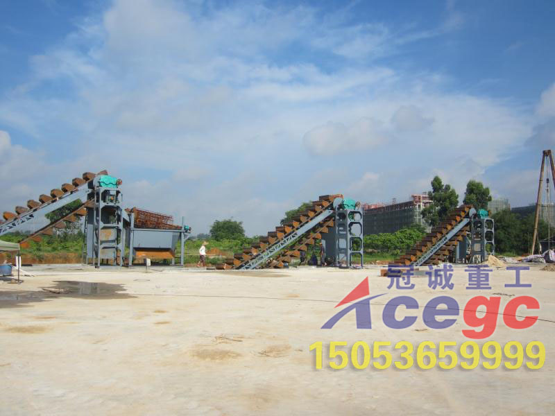 鏈斗挖斗式洗沙生產線